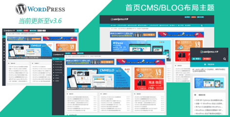 WordPress主题 wpdx 响应式CMS/Blog 双布局5色可选含用户中心主题[v3.6版]